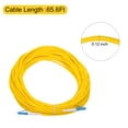 thumbnail image 2 of Unique Bargains 65.6Ft Single-mode Simplex Fiber Optic Patch Cable LC to LC for Router Switches Transceivers, 2 of 5