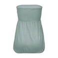 thumbnail image 5 of Beach Vacation Clothes for Women Bodysuit Top Little Compression Garment Top for Women Cheer Workout Shirts Blouse Busty Casual Work Shirt Bohemian Camisole Sleep Set Camisole Compression Light Gray L, 5 of 5