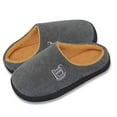 thumbnail image 1 of Memory Foam Slippers Men Anti Slip Rubber Sole Plush House Breathable Shoes Indoor Outdoor, 1 of 1