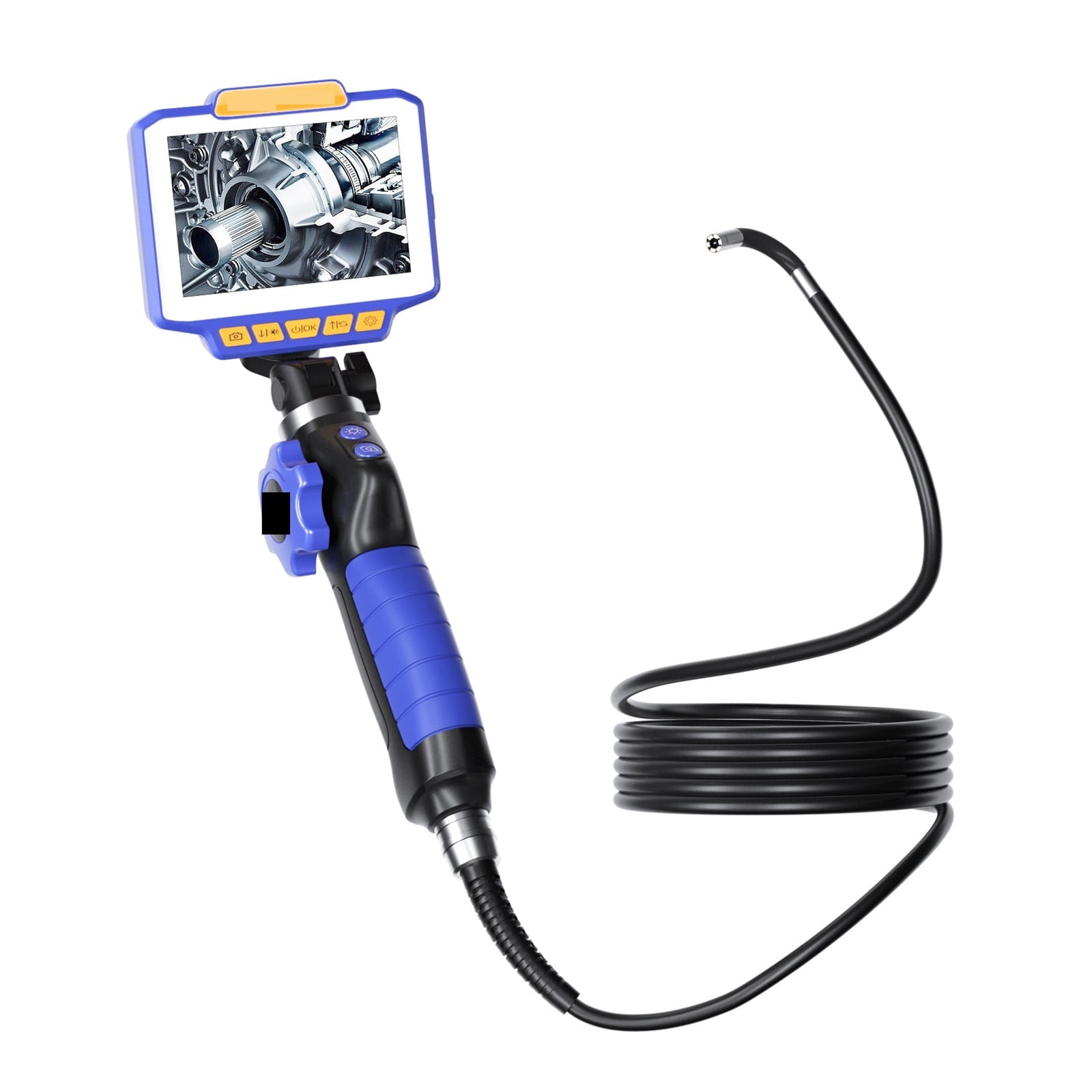 4.3Inch IPS Screen 2MP 1080P 6mm 2Way Articulate 180Degree Rotation Steering Industrial Endoscope Inspection Microscope Camera ,Stunning Clarity