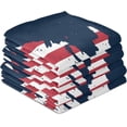 thumbnail image 5 of Happy Memorial Day Tea Towels Set of 6 American Flag Map Kitchen Dish Cloth with Hanging Loop, 18"x28"Lint-Free Absorbent Towel for Kitchen Drying Wiping and Cleaning, 5 of 5