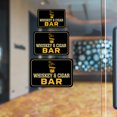 thumbnail image 3 of Classic Framed Plus Whiskey & Cigar Bar Wall or Door Sign | Funny Home Decor - Large, 3 of 9