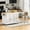 White, variant on Harper & Bright Designs Kitchen Island with Extendable Dining Table, Kitchen Storage Cart with Drawers and Power Outlet, Rolling Kitchen Island on Wheels with Spice Rack and 2 Door Cabinet, White