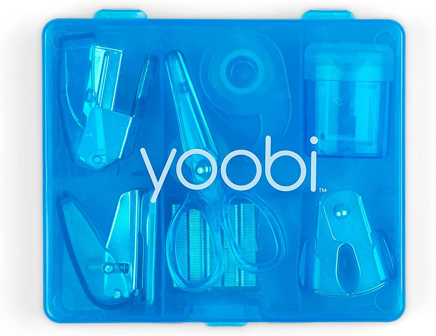 yoobi blue flat mini supply kit 
