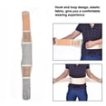 thumbnail image 5 of Eddwiin Ceinture chauffante réglable, Ceinture de thérapie magnétique Auto-chauffante, Support de Lombaire, Respirant Unisexe(XL-Beige), 5 of 5