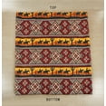thumbnail image 5 of Chezmoi Collection Rodeo 7-Piece Southwestern Sunset Cowboys Comforter Set - Multicolor Red Orange Black White Printed Washed Microfiber Bedding, King, 5 of 18