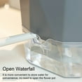 thumbnail image 4 of Maoww Self Watering Flower Automatic Flowerpot Garden Planter Rope Indoor Convenient Stable For House Planting Tool Supply Dark Gray/S, 4 of 9