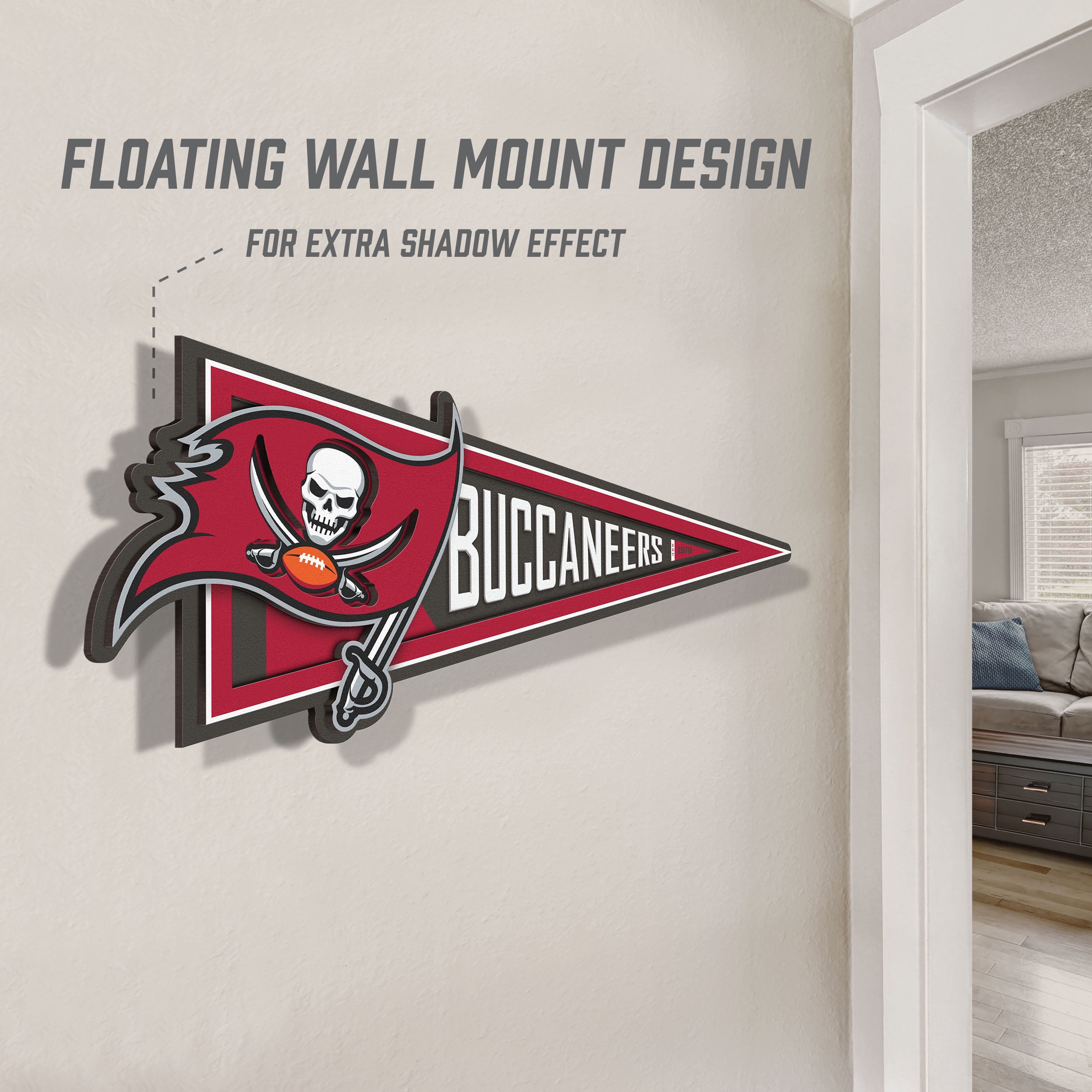 YouTheFan NFL Tampa Bay Buccaneers Pennant Sign