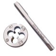 thumbnail image 2 of Bgsha 2pcs HSS M7 x 0.75mm Robinet & M7 x 0.75mm Die Filet Métrique Main Droite, 2 of 6