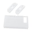 thumbnail image 3 of Funda protectora transparente para Switch, abertura precisa de orificios, alta transparencia, funda para consola de juegos dividida, 3 of 12