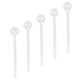 thumbnail image 1 of 5 cucharas de café transparentes, cucharas de café, cucharas de vidrio para mezclar, cucharas duraderas, cucharas para helado, cucharas para capuchino, 1 of 6