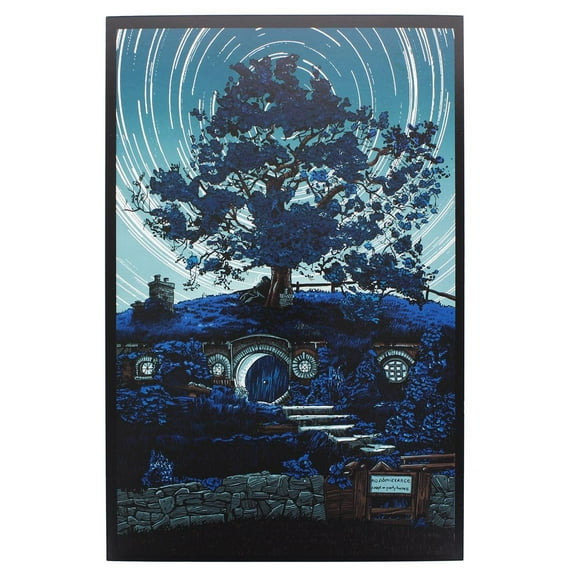 Lord of the Rings Bag End 7x10.5 Art Print by Tim Doyle (Nerd Block Exclusive)