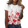 thumbnail image 1 of Camiseta ZOCANIA con estampado floral para mujer en mezcla de algodón, 1 of 2