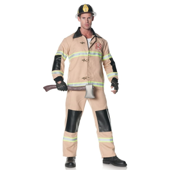 Underwraps Firefighter Adult Costume Size