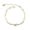 Gold, variant on Silver Tone Butterfly Chain Bracelet with Round Sparkling Stone, Delicate Link Bracelet for Women with Elegant Minimal Style