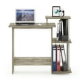 thumbnail image 7 of Furinno Efficient Home Laptop Notebook Computer Desk, Sonoma Oak/White, 7 of 7