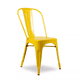 thumbnail image 1 of Silla Metalica Moderna Estilo Industrial Tipo Tolix Amarillo Lumax, 1 of 8