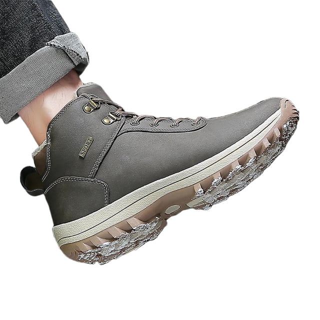 Cálidas Botas Tobillo Al Aire Libre Invierno Unisex Nieve Antideslizantes para Parejas