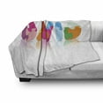 thumbnail image 3 of David Soft Flannel Fleece Throw Blanket, Ancestral Male Name with Connotations and Colorful Puzzle Style Letters, Cozy Plush for Indoor and Outdoor Use, 50" x 70", Multicolor, by Ambesonne, 3 of 6