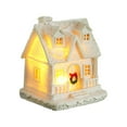 thumbnail image 2 of Christmas Houses Resin Ornaments Desktop Decoration - Lighted Christmas Houses 2025 Cottage Town Figurine with Led for Xmas Scene, #C, By Kingtowag, 2 of 9