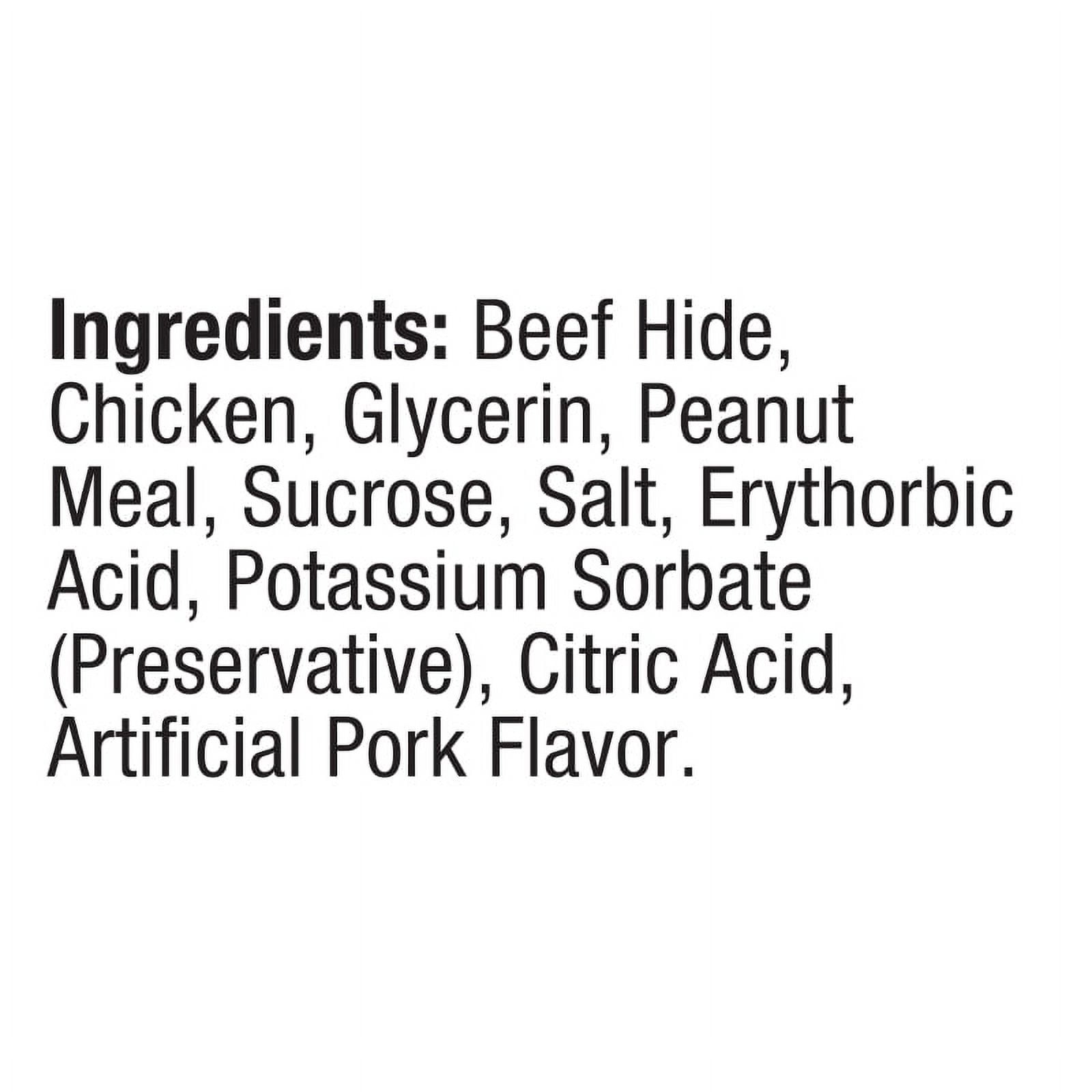 (4 pack) Good n Fun Triple Flavor Chips Chews for Dogs, 4 oz.