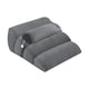 thumbnail image 4 of Almohada de cuña para dormir, almohada de apoyo para las piernas, cojín ergonómico, almohada para juegos, almohada triangular multifunción para leer, Gris, 4 of 8