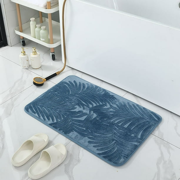 Household Entrance Mat Toilet Water Absorbent Foot Mat Slow Carpet Bathroom Slip Sponge Mat