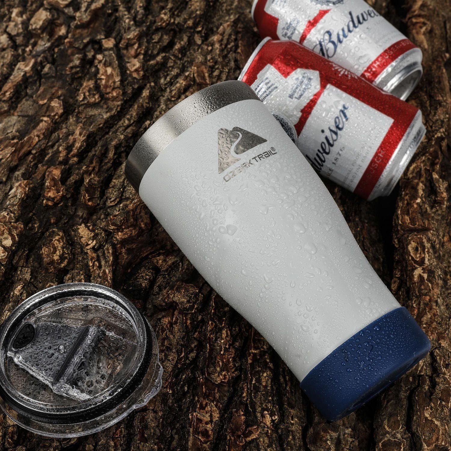 Ozark Trail Stainless Steel Vacuum Tumblers, 20 oz, Grey