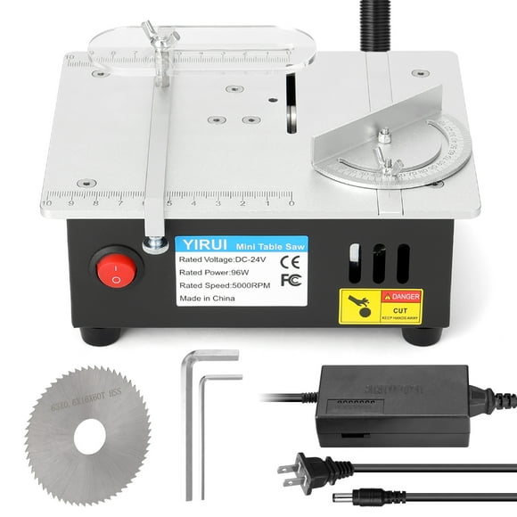 TFixol Mini Multifunctional Table Saw Electric Desktop Saws Small Household DIY Cutting Tool Woodworking Bench Lathe Machine