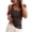 Coffee, variant on ANRABESS Women Ribbed Tank Tops Slim Fit Henley Shirts Sleeveless V Neck Button Down Blouse Casual Summer Basic Tees Tops White XS