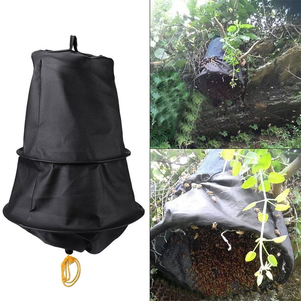 Xihbxyly Trampa para Abejas, Herramienta para Atrapar Enjambres de Apicultura, Tela Resistente, Fácil de Usar para La Recolección de Abejas, Diseño Seguro y Estable, 410 Mm de Altura, 180 Mm a 330 Mm