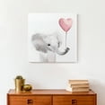 thumbnail image 4 of Creative Products Baby Elephant With Balloon 16x16 Canvas Wall Art, 4 of 5