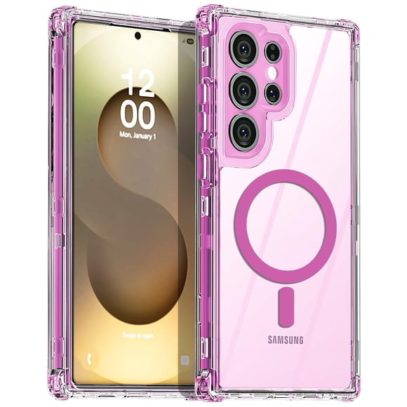 Funda AiCase para Samsung Galaxy S25 Ultra con MagSafe Clear