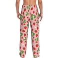 thumbnail image 7 of Salouo Strawberries Print Pajama Pants for Men, Lounge Pants Elastic Waistband Casual Men's sleepwear Loungewear Sleep Pajama Pant -Medium, 7 of 7