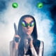 thumbnail image 5 of EeaseMX 1 juego de gafas divertidas, diadema para gafas de extraterrestre, diadema para cosplay, accesorios para disfraces de fiesta de extraterrestre, 5 of 8