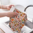 thumbnail image 6 of Sikiie Fall Thanksgiving Waffle Weave Kitchen Dish Cloth,Super Absorbent Kitchen Dish Towels 16*26 Inches for Dish Rags Washing Dishes, Drying Dishes, 6 of 7