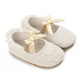 thumbnail image 4 of Infant Baby Girl Crib Shoes Princess Shoes Soft Sole Non-slip Shoes, 4 of 8
