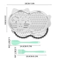 thumbnail image 4 of Stainless Steel Slow Feeder Licking Mat Large Interactive Food Bowl for Cats and Dogs, 4 of 4