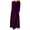 Purple, variant on Women's Velvet Homecoming Dresses Fall Winter Long Sleeve Flowy Cocktail Party Long Maxi Dress Casual Loose Crewneck Pleated A Line Holiday Dress with Pockets