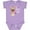 Lavender, variant on I Llama You with Llama Illustration Boys or Girls Baby Bodysuit