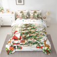 thumbnail image 2 of jejeloiu Chic Christmas Tree 7pcs Bedding Comforter Set,Kawaii Santa Claus Queen Bedding Sets,Kida Xmas Gifts Queen Sheet Sets For Boys Kids,Ultra Soft Home Decor Reversible, 2 of 8