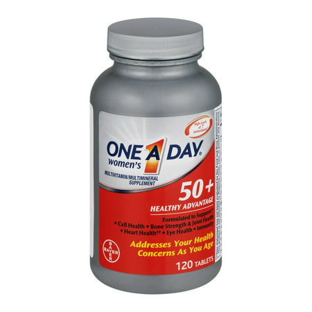 One A Day femmes 50+ Advantage santé multivitamines comprimés - 120 CT