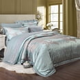 thumbnail image 2 of Ice Silk Jacquard European Luxury High-End Linen And Cotton Bedding Set, 2 of 2