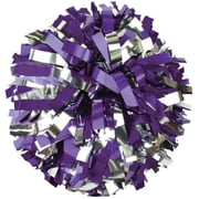 Youth 2-Color Metallic Cheerleading Pom Mpur/Msil