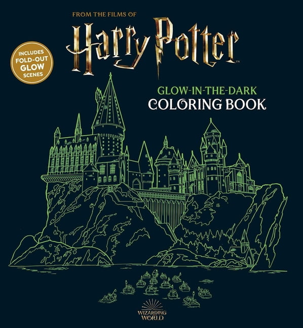 Thunder Bay Press Harry Potter Glow in the Dark Coloring Book (Paperback)