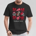 thumbnail image 2 of Vintage Football Touchdown Season Game Day Coquette Cheer T-Shirt - Retro Sports Fan Apparel for Women, Soft Cotton Blend, Perfect for Game Day & Fall Events, 2 of 3