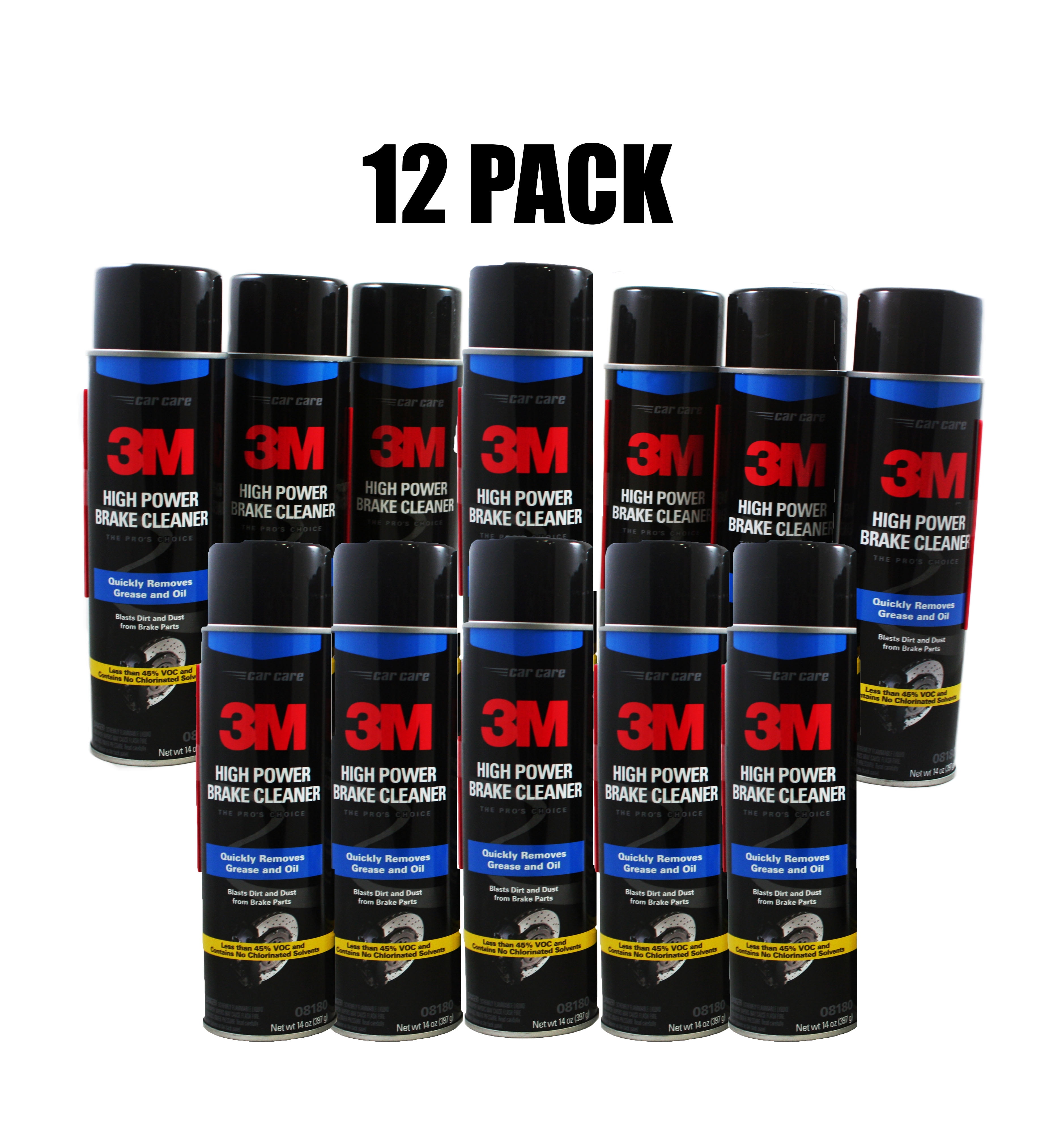 3M 08180 High Power Brake Cleaner 14 oz. 12Can Case