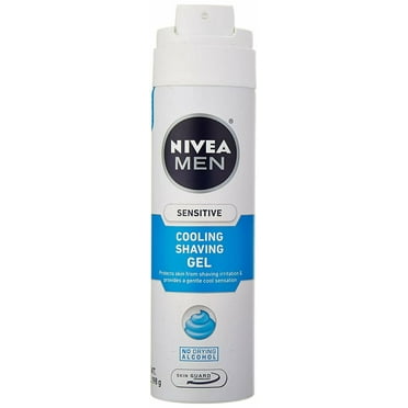 Nivea Men Cooling Sensitive Shaving Gel Skin Guard Technology, 7 oz