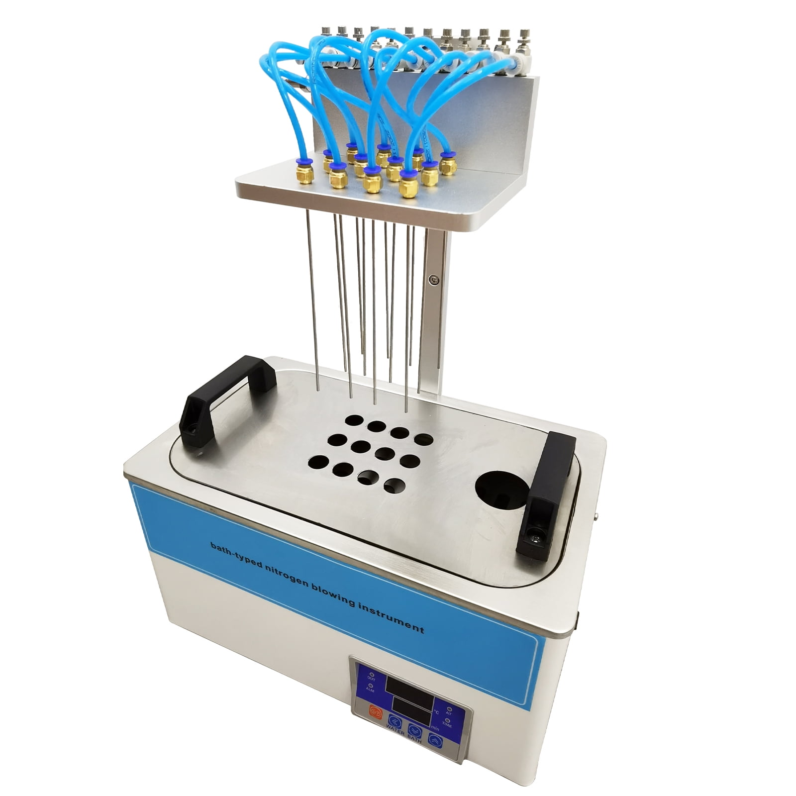 12 Hole Bath-Typed Termovap Nitrogen Sample Concentrator Water Bath Nitrogen Blower