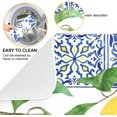 thumbnail image 4 of Lemon Blue Tiles Dish Drying Mat for Kitchen Counter Absorbent Microfiber Drying Pad, Medium 16x18 in, Reversible Drainer Mats, 4 of 7